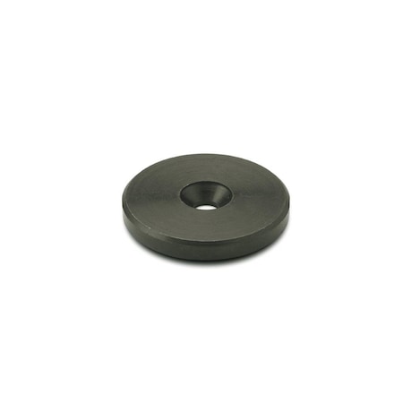 J.W. Winco Countersunk Washer, Fits Bolt Size M5 , Steel Blackened Finish 25WG43